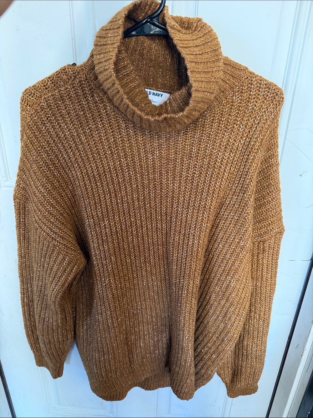 Old Navy Ribbed Turtleneck Sweater - Camel Brown